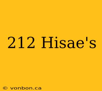 212 Hisae's