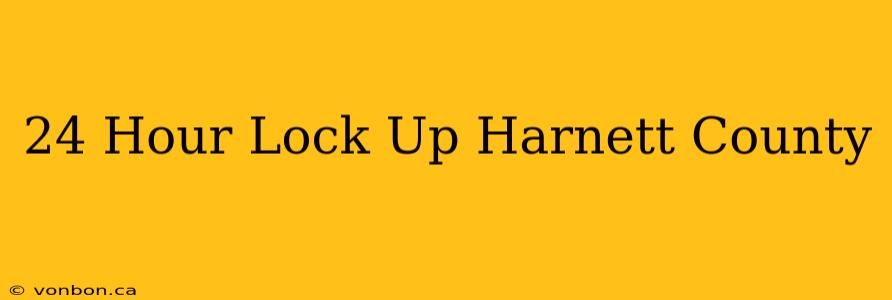 24 Hour Lock Up Harnett County