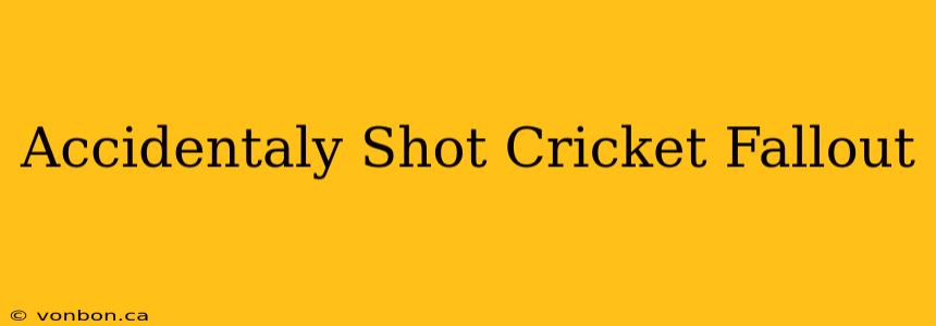 Accidentaly Shot Cricket Fallout