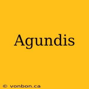 Agundis