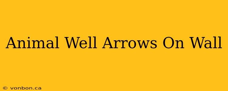 Animal Well Arrows On Wall