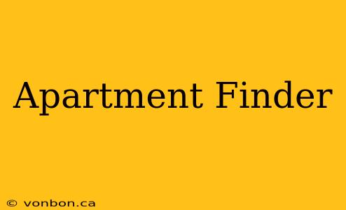 Apartment Finder