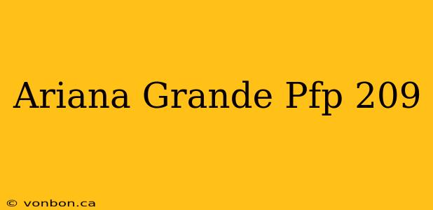 Ariana Grande Pfp 209