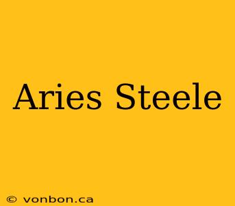 Aries Steele