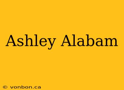 Ashley Alabam