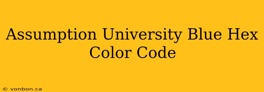 Assumption University Blue Hex Color Code