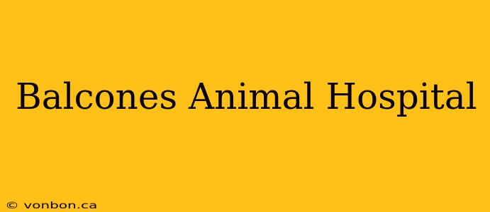 Balcones Animal Hospital