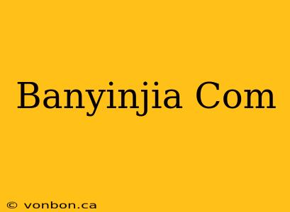 Banyinjia Com