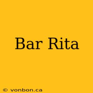 Bar Rita