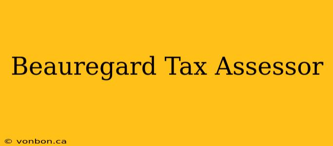 Beauregard Tax Assessor