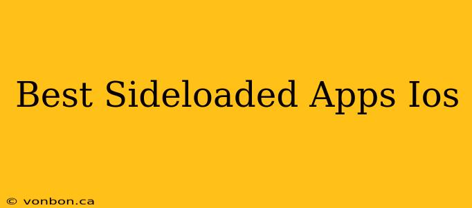 Best Sideloaded Apps Ios