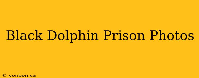 Black Dolphin Prison Photos