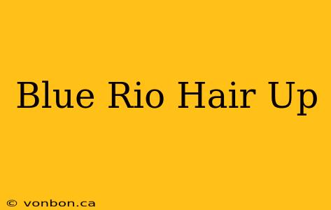 Blue Rio Hair Up