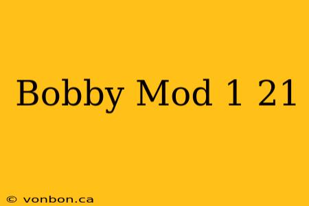 Bobby Mod 1 21