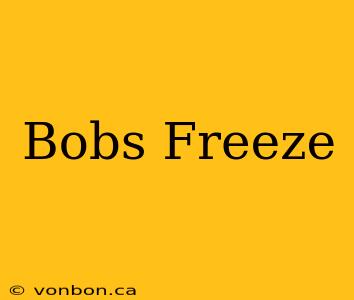 Bobs Freeze