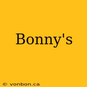 Bonny's