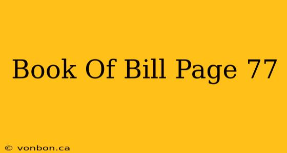 Book Of Bill Page 77