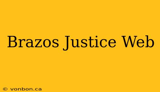 Brazos Justice Web