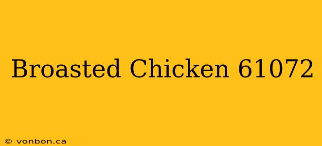 Broasted Chicken 61072