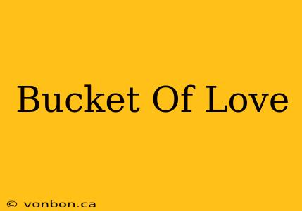 Bucket Of Love