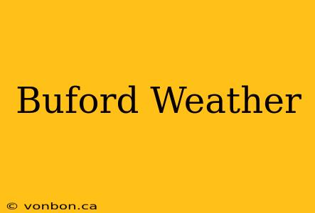 Buford Weather