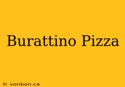 Burattino Pizza