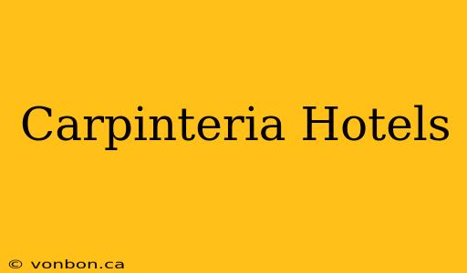 Carpinteria Hotels