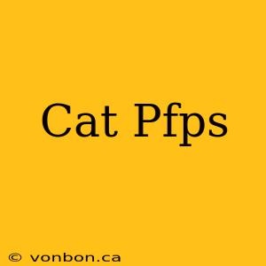 Cat Pfps