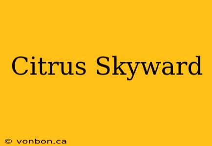 Citrus Skyward