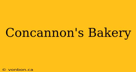 Concannon's Bakery