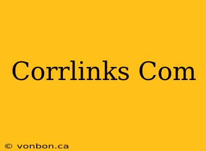 Corrlinks Com