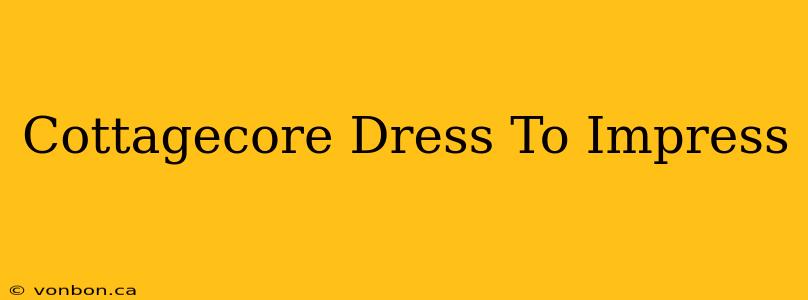 Cottagecore Dress To Impress