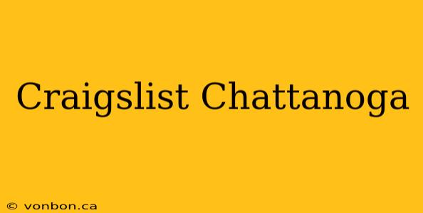 Craigslist Chattanoga