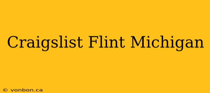 Craigslist Flint Michigan