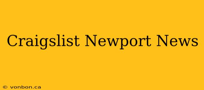 Craigslist Newport News