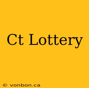 Ct Lottery