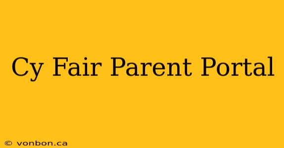 Cy Fair Parent Portal