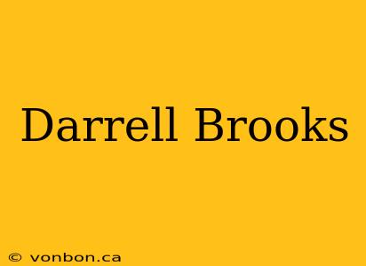 Darrell Brooks