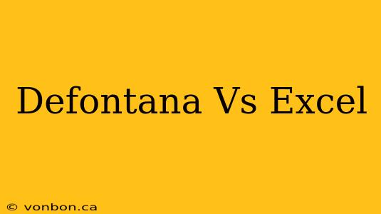 Defontana Vs Excel