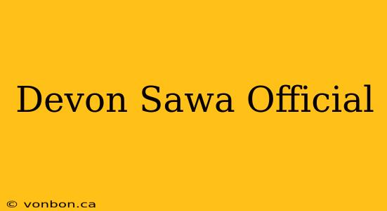 Devon Sawa Official