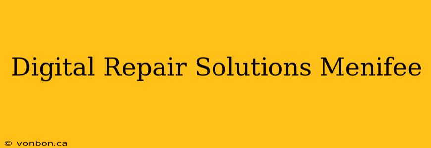 Digital Repair Solutions Menifee