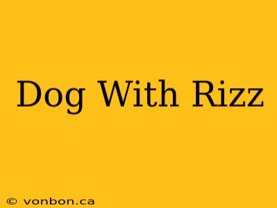 Dog With Rizz