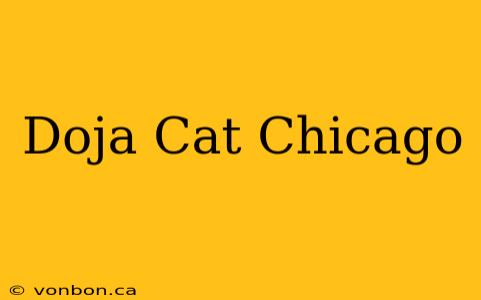 Doja Cat Chicago