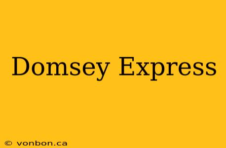 Domsey Express