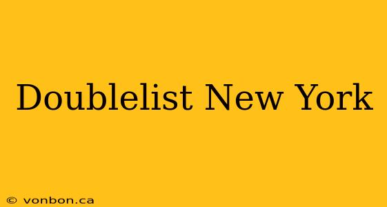 Doublelist New York