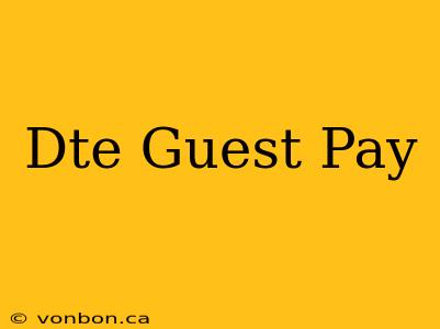 Dte Guest Pay