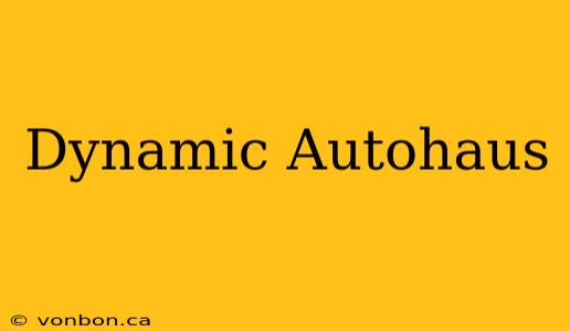 Dynamic Autohaus