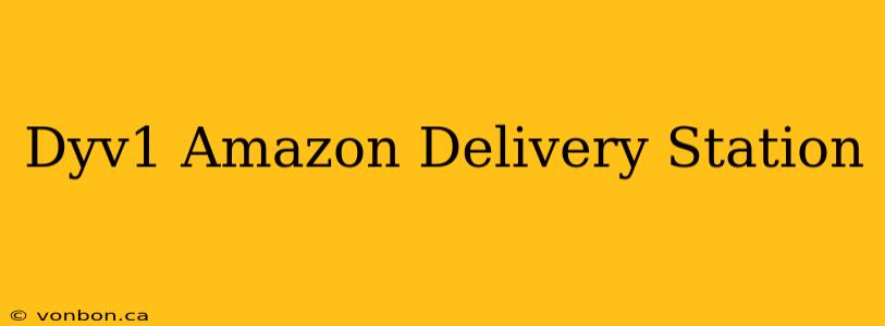 Dyv1 Amazon Delivery Station