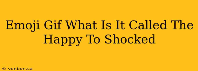 Emoji Gif What Is It Called The Happy To Shocked