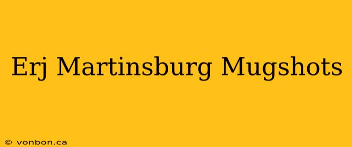 Erj Martinsburg Mugshots